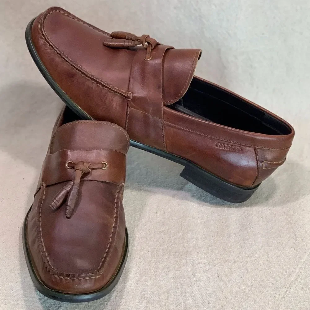 Calvin Klein Tassel Loafers Mens Size 9.5M